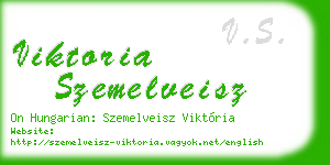 viktoria szemelveisz business card